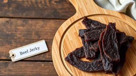 Organic and Zero-Sugar Beef Jerky